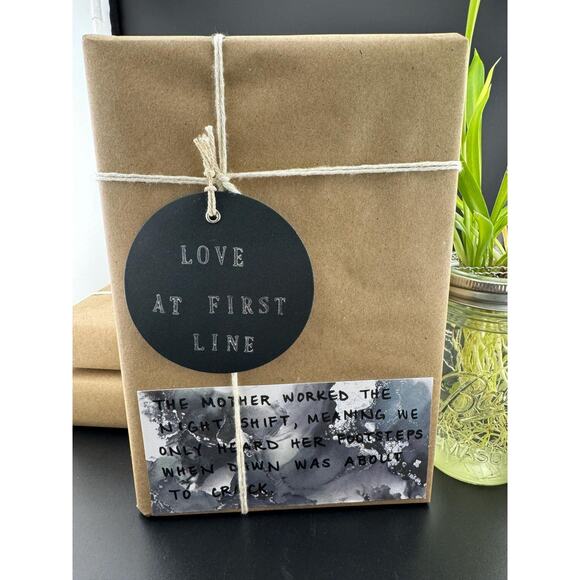 Love At First Line Book "The mother worked the night shift, meaning we only..." - Picture 1 of 2